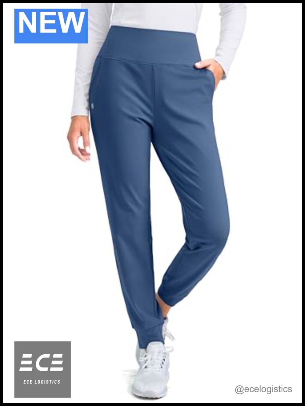 Fleece Lined Joggers High Waisted Thermal Winter Pants